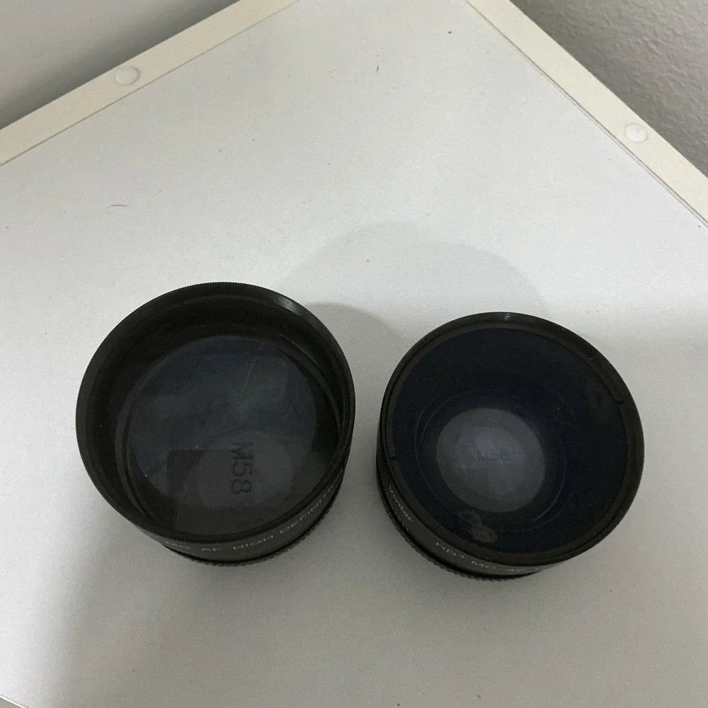 Vivitar HD4 MC AF High Definition 2.2x .43X Telephoto Converter Japan Lens Lot